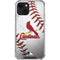 MLB St. Louis Cardinals Game Ball iPhone 14 Clear Case